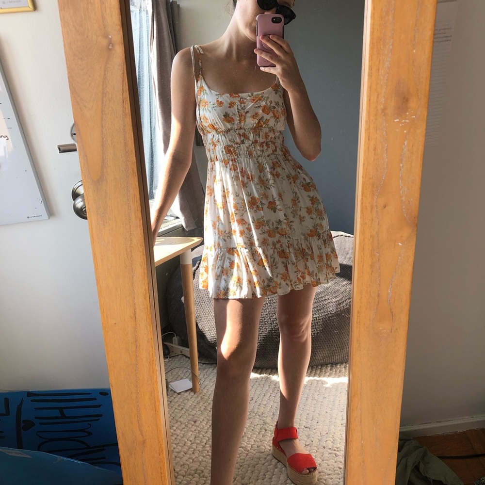 EUC mink pink emelie mini dress